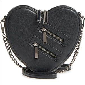 Jamie Heart Leather Crossbody bag